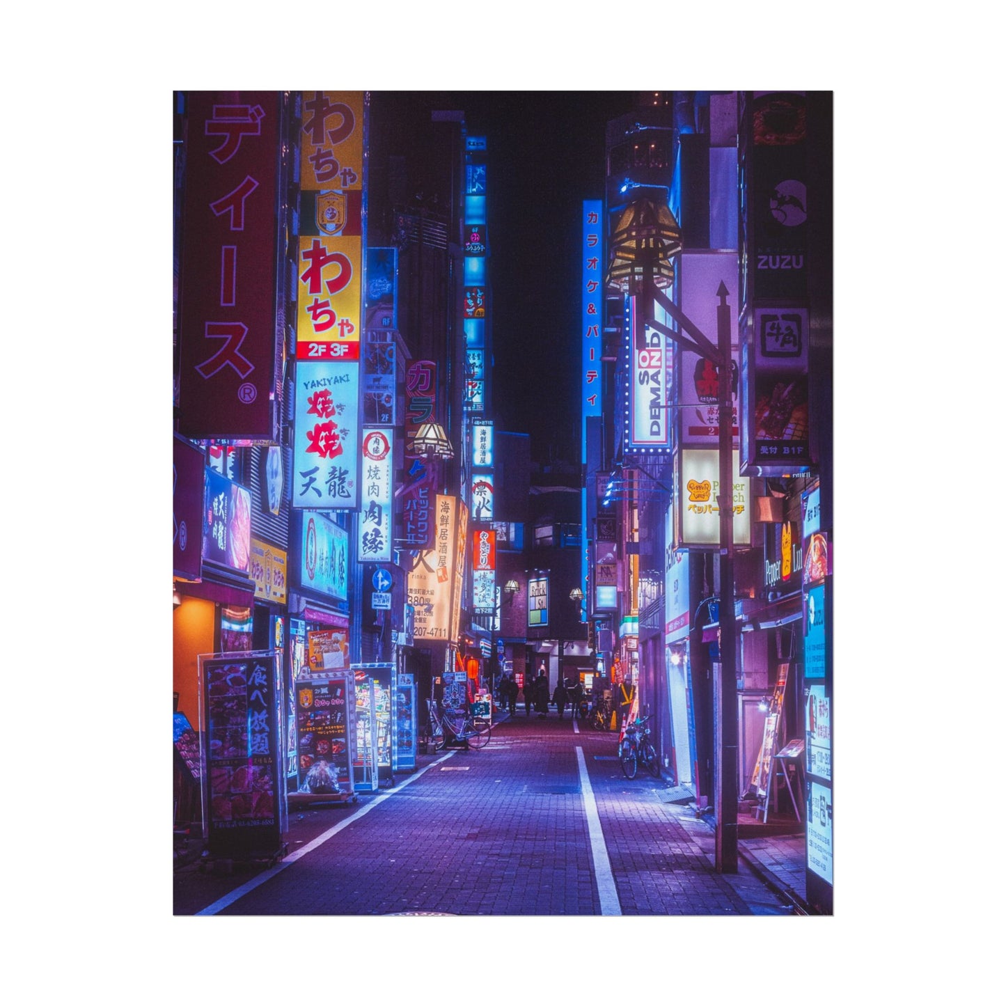 Tokyo Nights Neon Poster