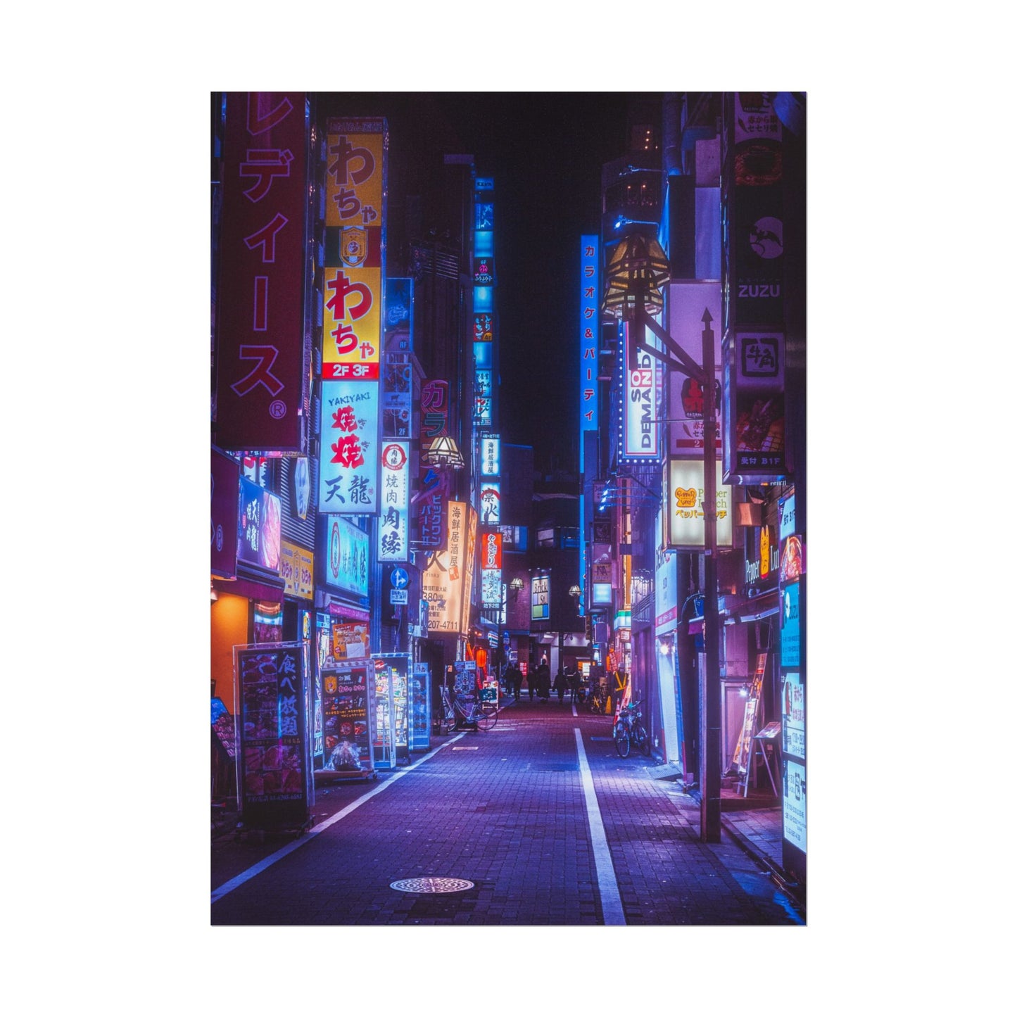 Tokyo Nights Neon Poster