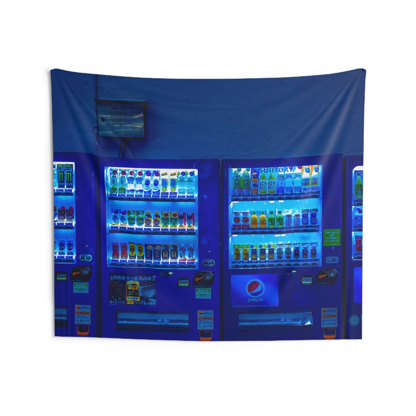 Tokyo Vending Machine Wall Tapestry