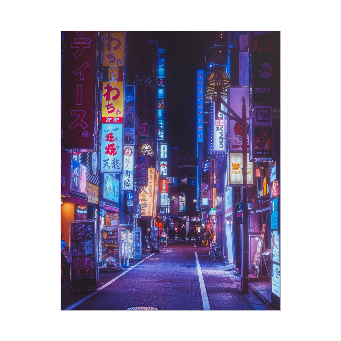 Tokyo Nights Neon Poster