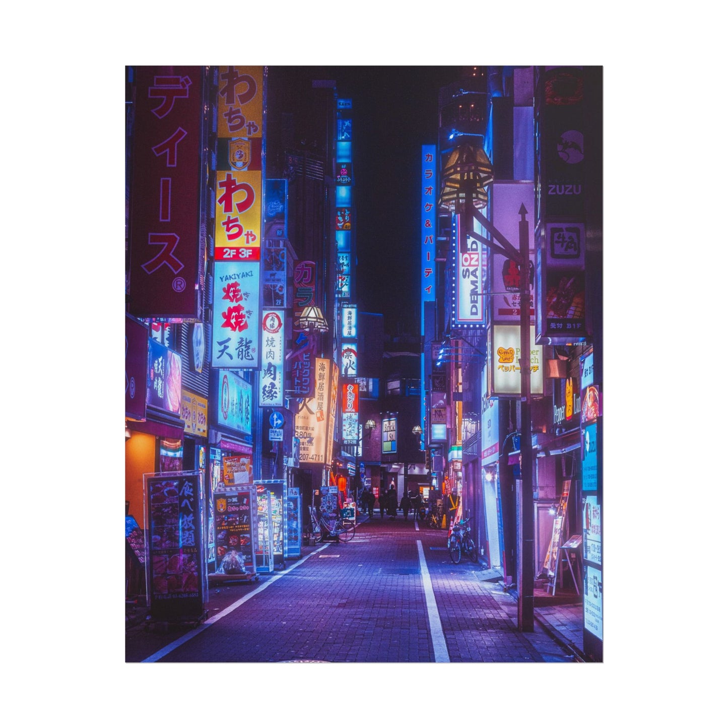 Tokyo Nights Neon Poster