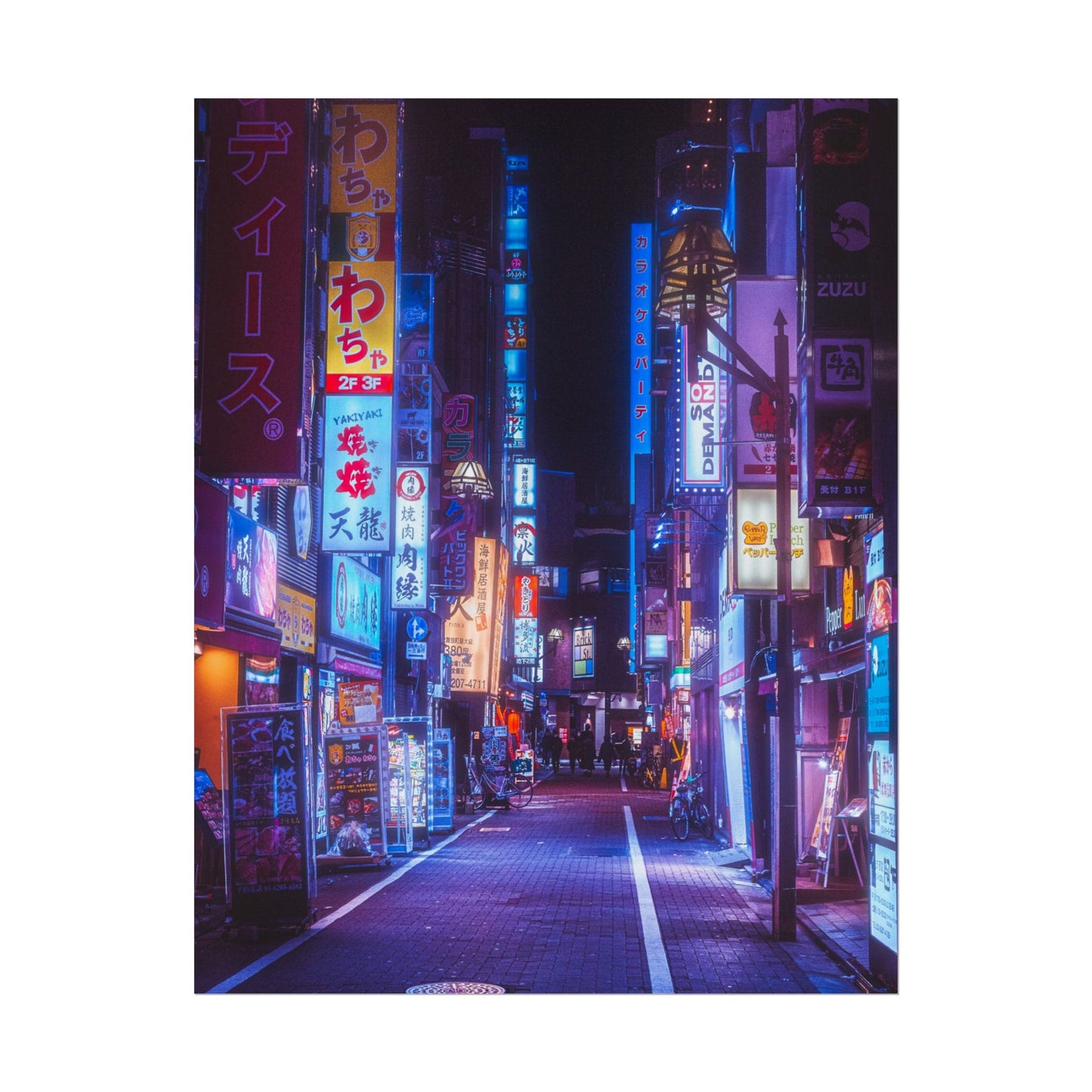 Tokyo Nights Neon Poster