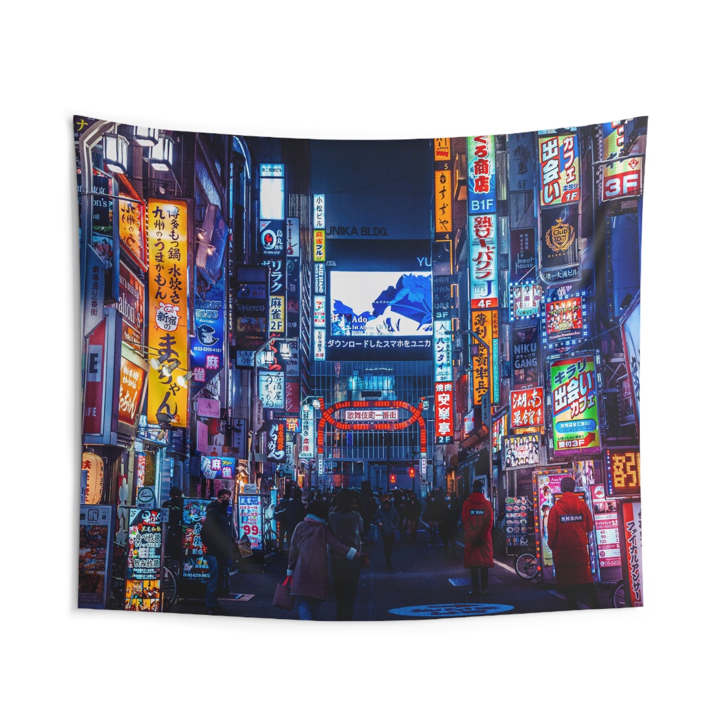Cyberpunk Tokyo Wall Tapestry