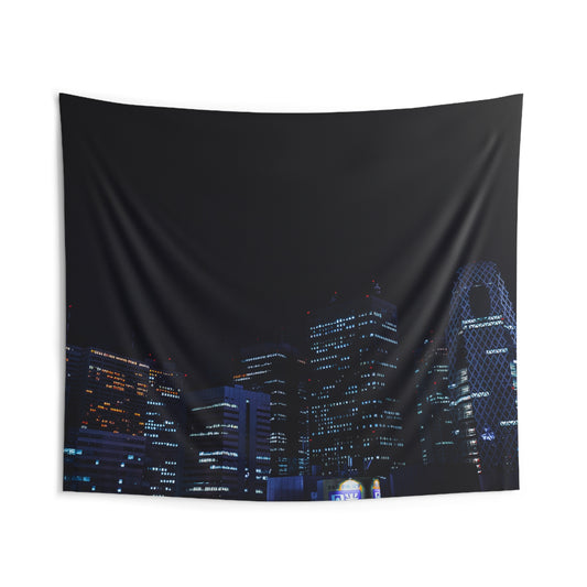 Tokyo Nights Wall Tapestry