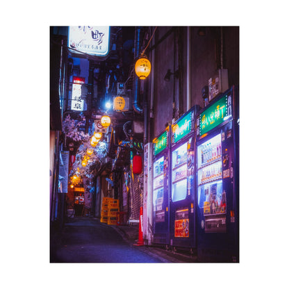 Nostalgic Tokyo Vending Machine Poster