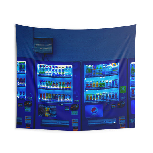 Tokyo Vending Machine Wall Tapestry