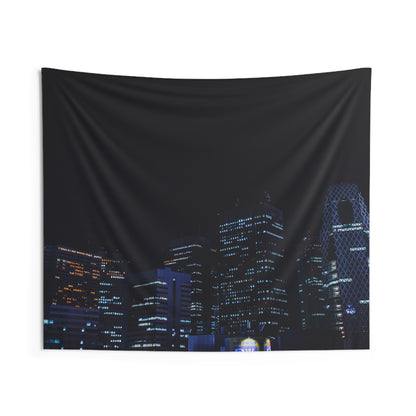 Tokyo Nights Wall Tapestry