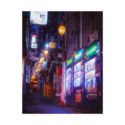 Nostalgic Tokyo Vending Machine Poster