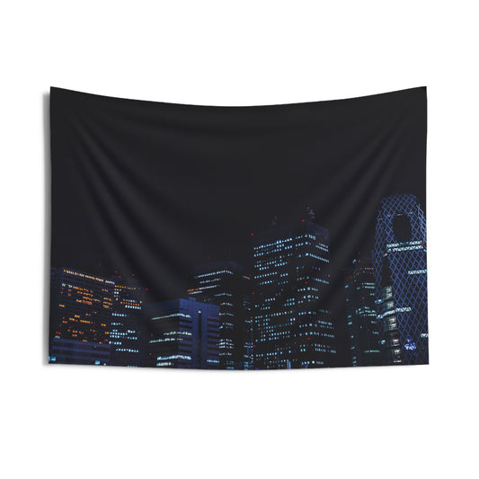 Tokyo Nights Wall Tapestry