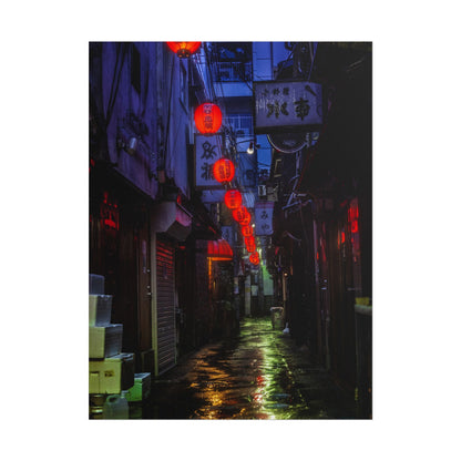 Rainy Tokyo Nights Poster