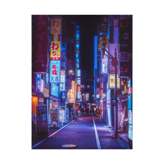 Tokyo Nights Neon Poster