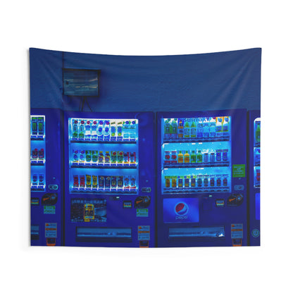 Tokyo Vending Machine Wall Tapestry